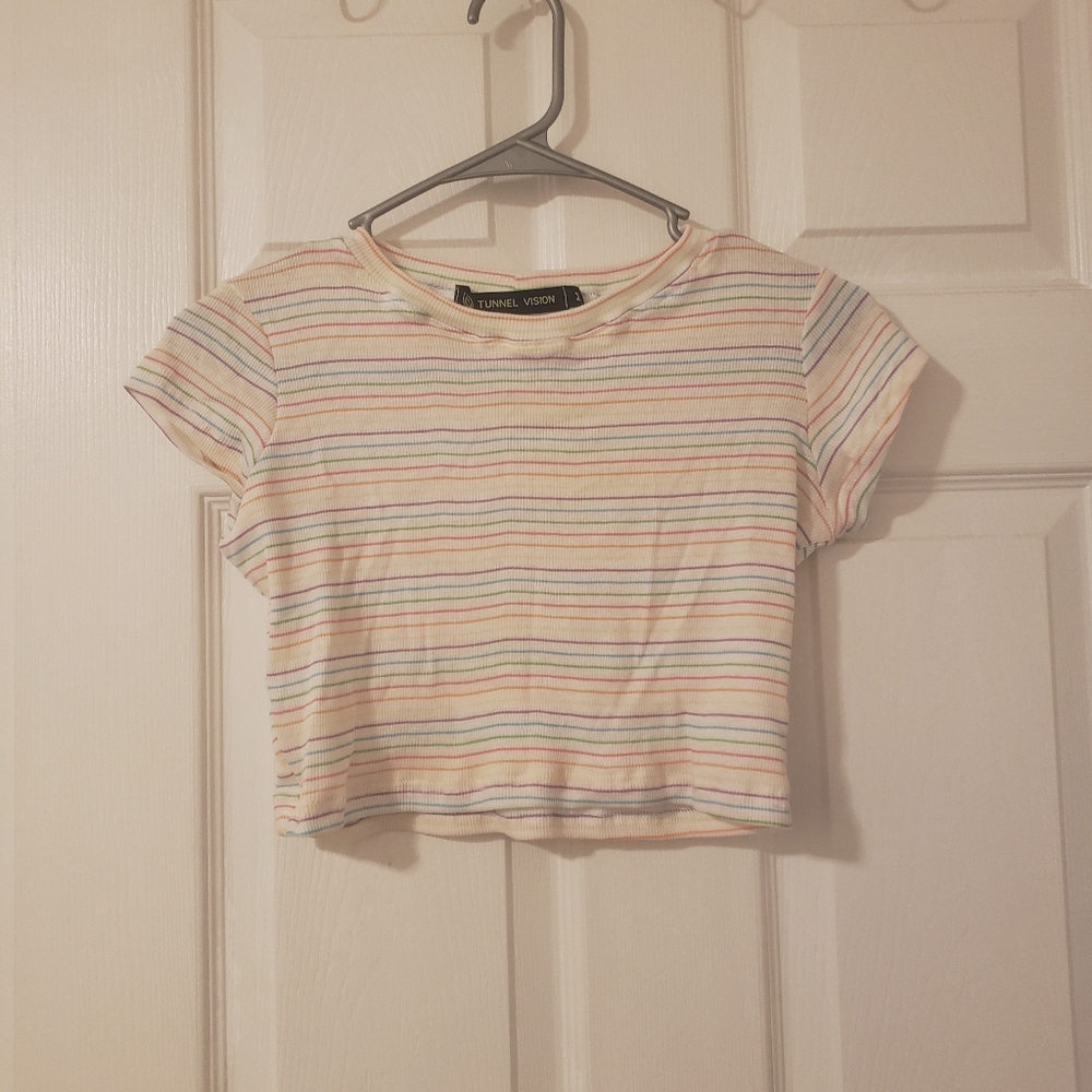 Rainbow Lite Crop Top